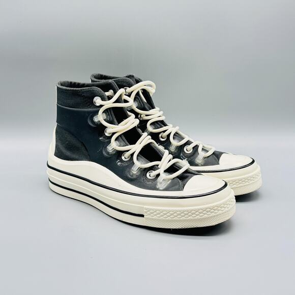 Converse Shoes Womens 7 Black High Top Chuck Taylor 70 Utility Hi Storm Wind - Picture 2 of 12